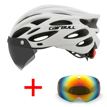 Casque de Cyclisme Ultramoderne avec Visière et Éclairage - Dinamiq Sport