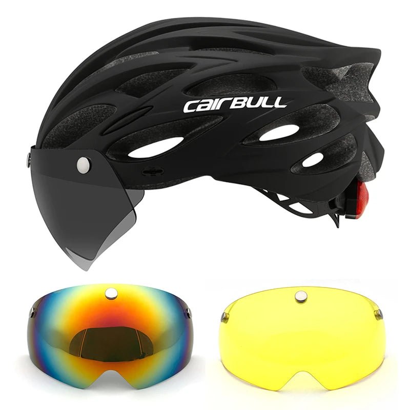 Casque de Cyclisme Ultramoderne avec Visière et Éclairage - Dinamiq Sport