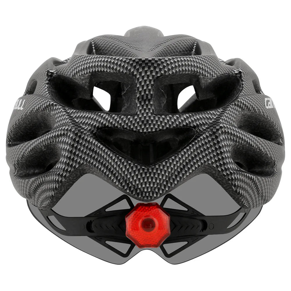 Casque de Cyclisme Ultramoderne avec Visière et Éclairage - Dinamiq Sport