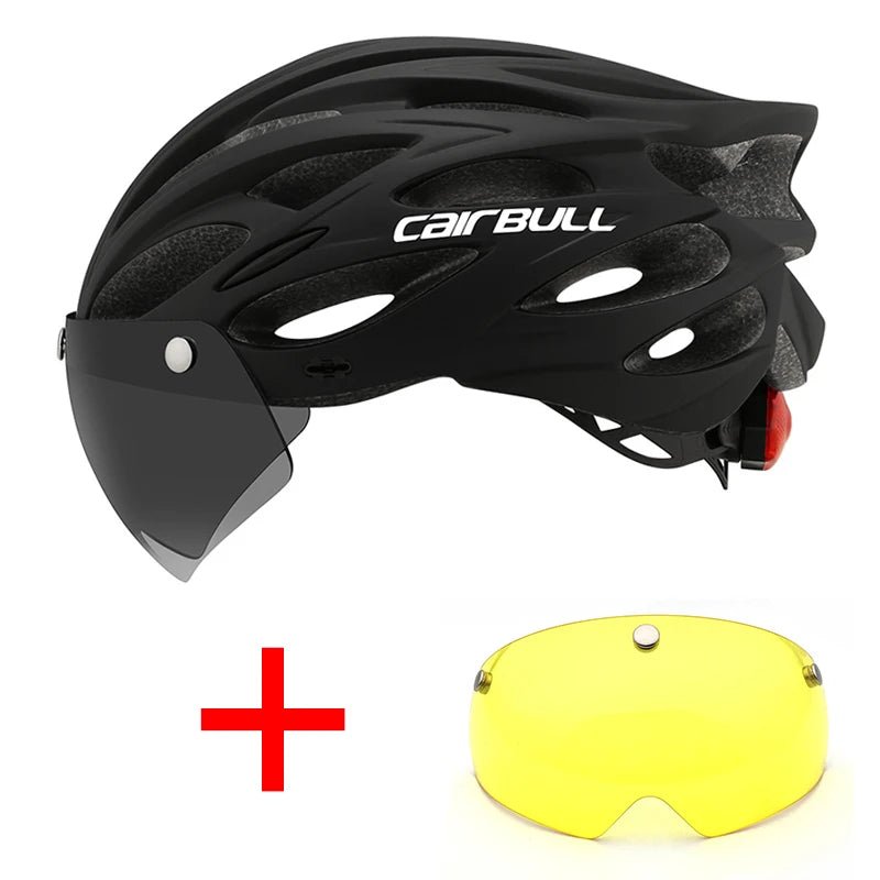 Casque de Cyclisme Ultramoderne avec Visière et Éclairage - Dinamiq Sport