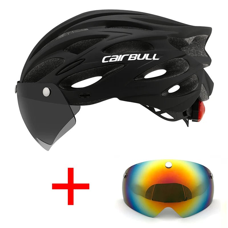 Casque de Cyclisme Ultramoderne avec Visière et Éclairage - Dinamiq Sport