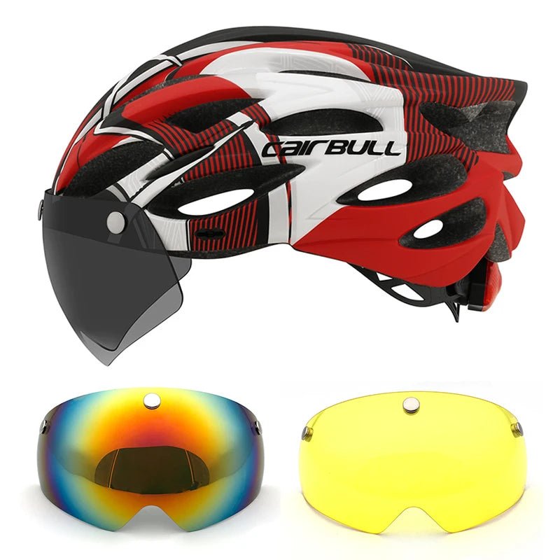Casque de Cyclisme Ultramoderne avec Visière et Éclairage - Dinamiq Sport