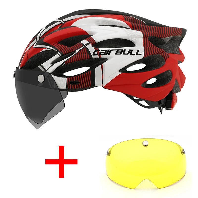 Casque de Cyclisme Ultramoderne avec Visière et Éclairage - Dinamiq Sport
