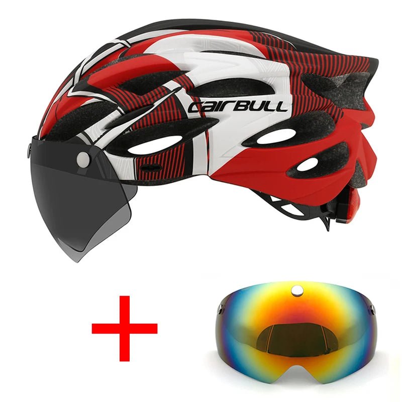 Casque de Cyclisme Ultramoderne avec Visière et Éclairage - Dinamiq Sport