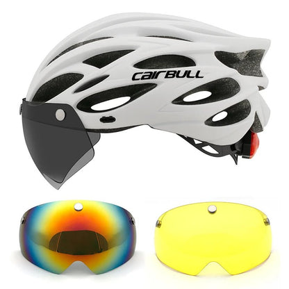 Casque de Cyclisme Ultramoderne avec Visière et Éclairage - Dinamiq Sport
