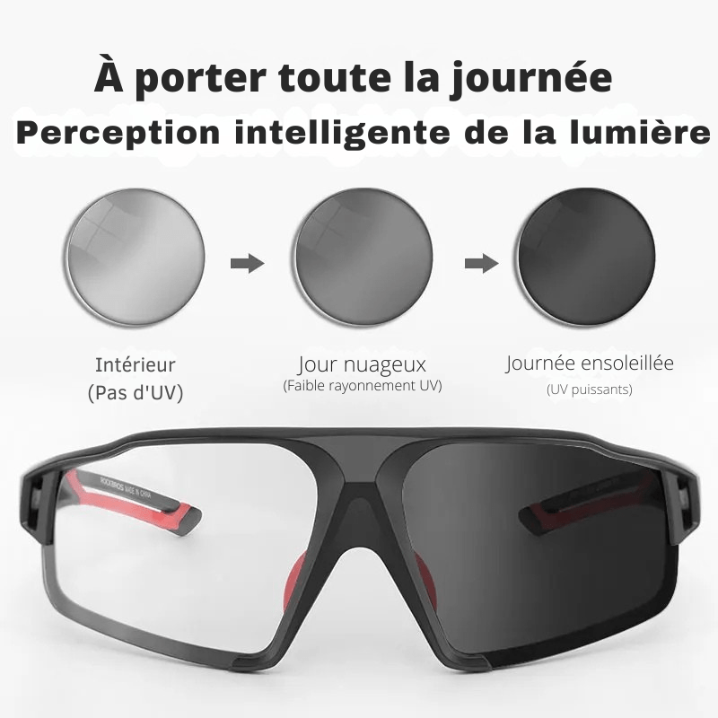 Lunettes de Cyclisme Photochromiques Haute Performance - Dinamiq Sport