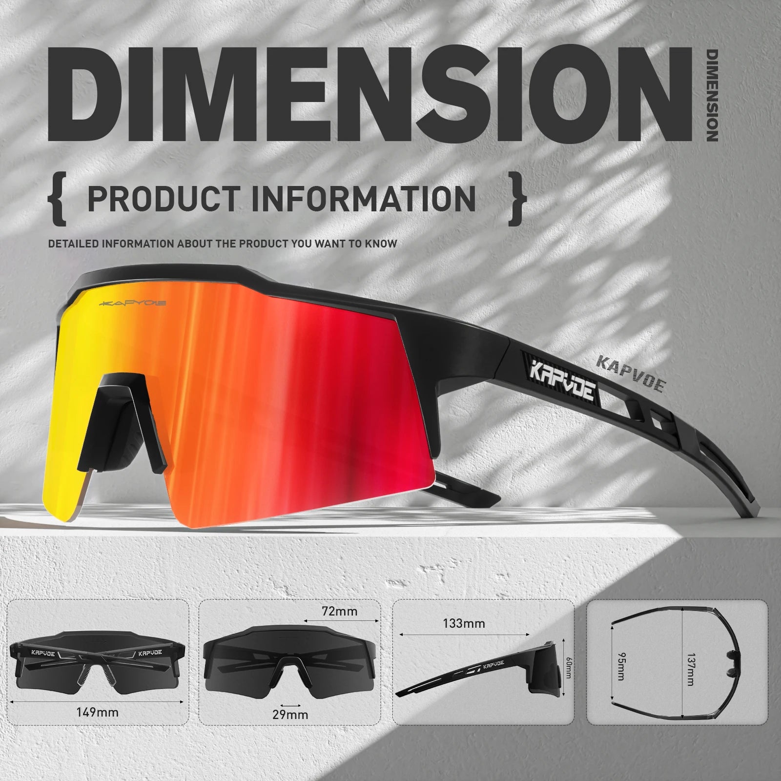 Lunettes de Cyclisme Polarisées UV400 - Dinamiq Sport