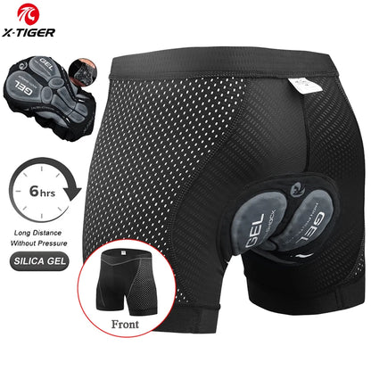 Short de Cyclisme Respirant avec Coussin en Gel - Dinamiq Sport