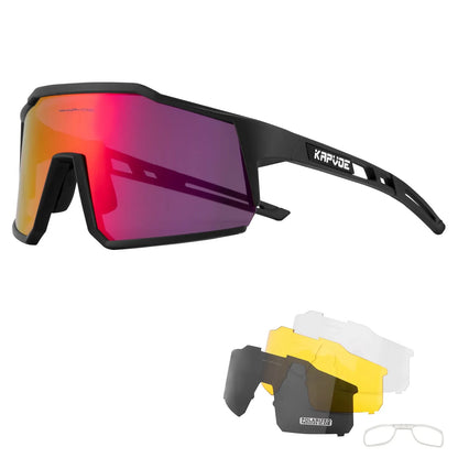 Lunettes de Cyclisme Polarisées Ultra Légères UV400 - Couleurs exclusives - Dinamiq Sport