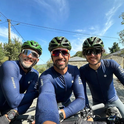Maillot de Cyclisme Respirant à Manches Longues Unisexe - Dinamiq Sport