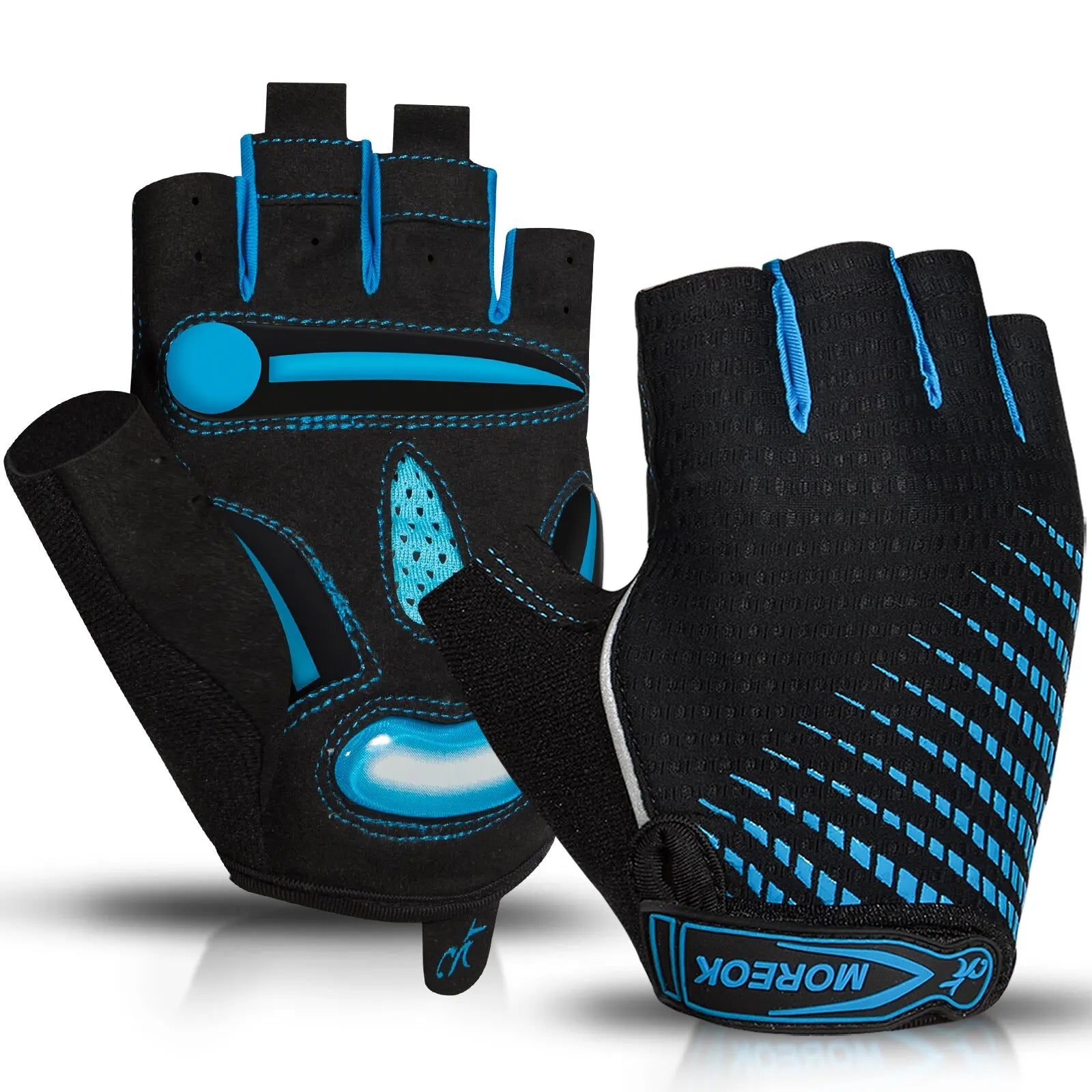 Gants de Cyclisme Respirants avec Coussinets en Gel 5mm - Dinamiq Sport