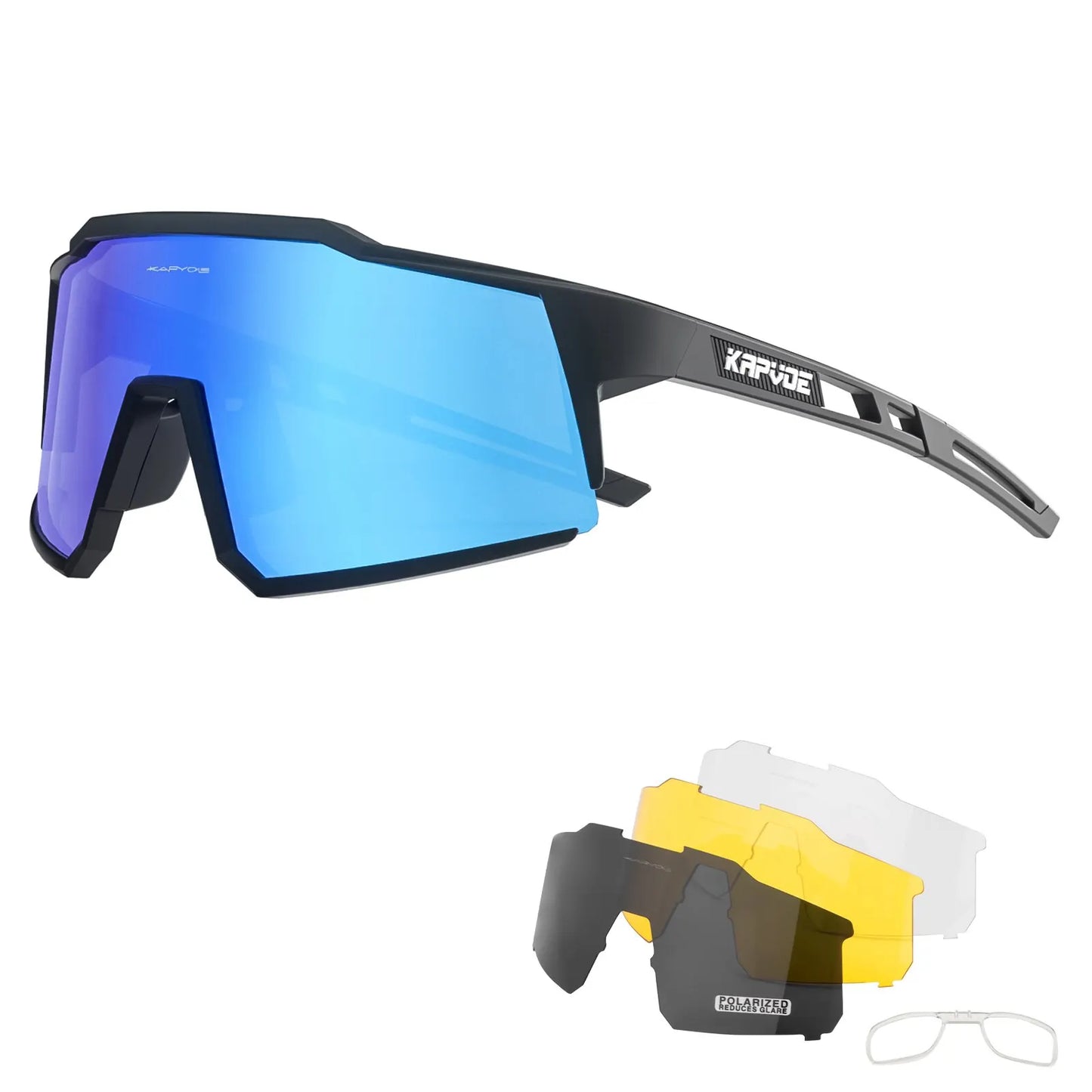 Lunettes de Cyclisme Polarisées Ultra Légères UV400 - Couleurs exclusives - Dinamiq Sport