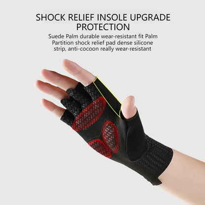Gants de Cyclisme Demi - Doigt Respirants Ultralégers - Dinamiq Sport