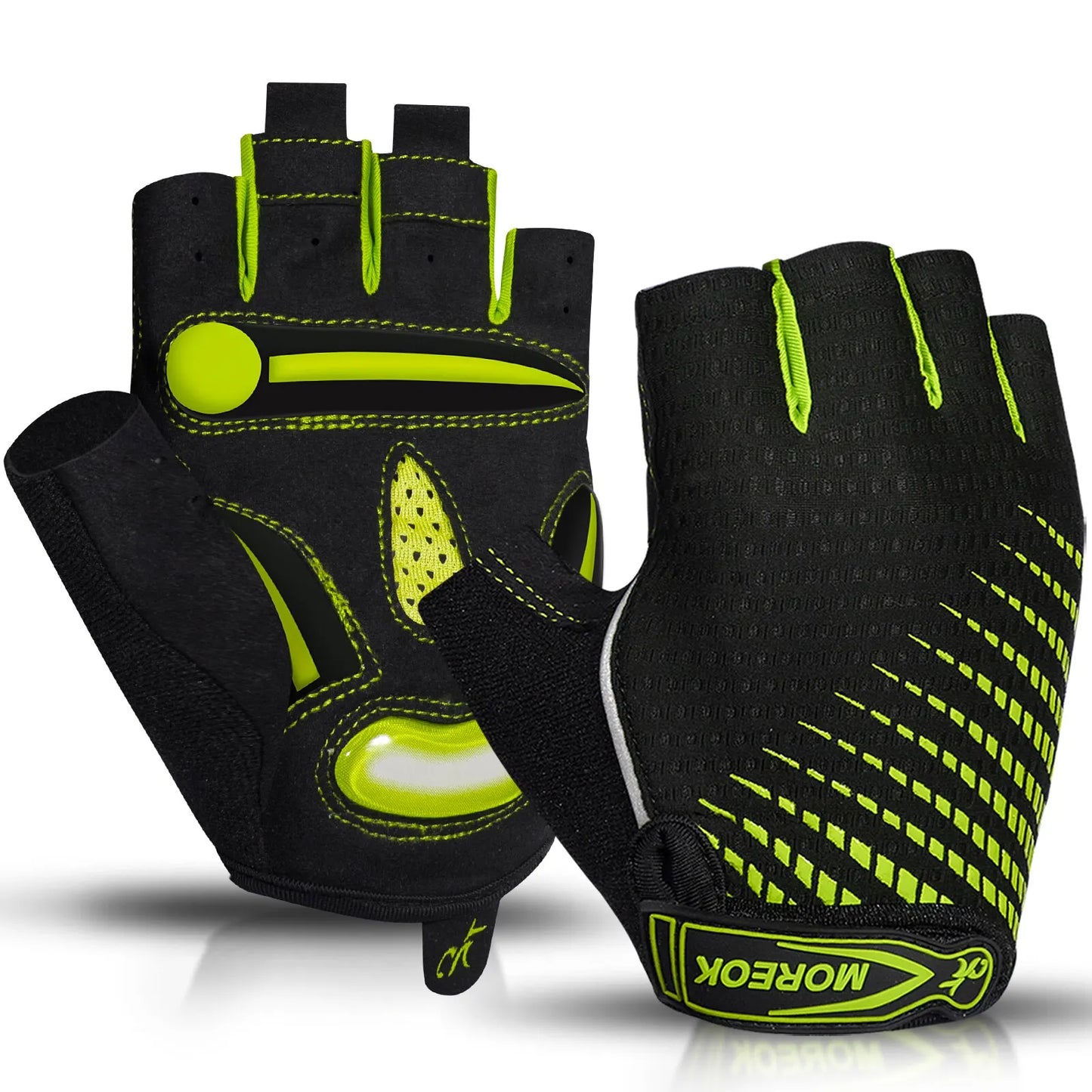 Gants de Cyclisme Respirants avec Coussinets en Gel 5mm - Dinamiq Sport