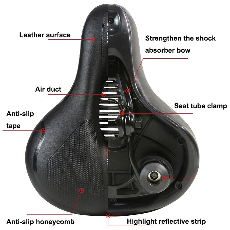 Selle de Vélo Ergonomique Respirante pour Cyclistes Exigeants - Dinamiq Sport