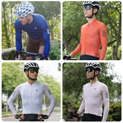 Maillot de Cyclisme Respirant à Manches Longues Unisexe - Dinamiq Sport