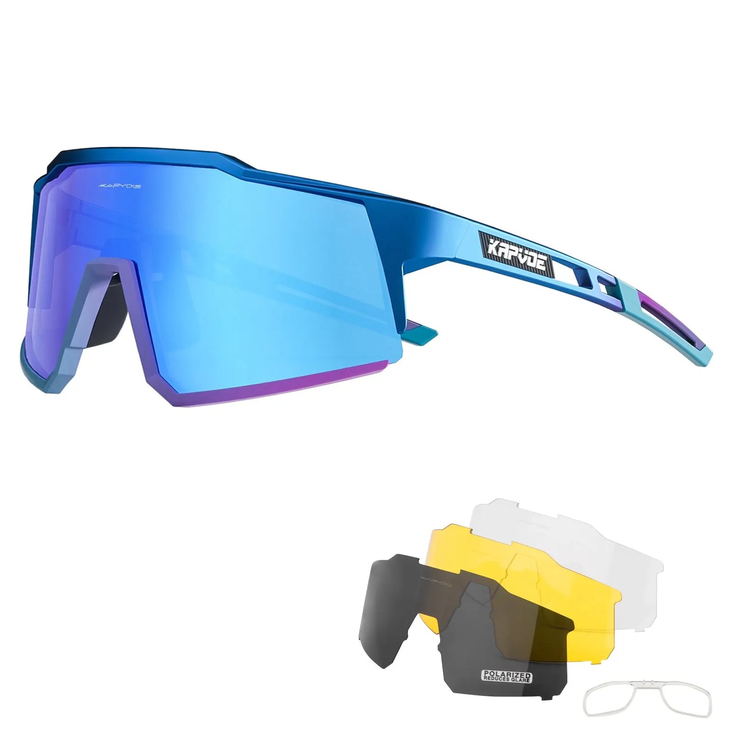 Lunettes de Cyclisme Polarisées Ultra Légères UV400 - Couleurs exclusives - Dinamiq Sport