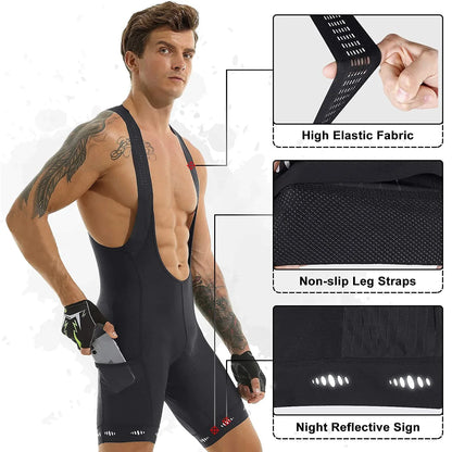Short à Bretelles Cyclisme Homme UPF 50+ - Dinamiq Sport