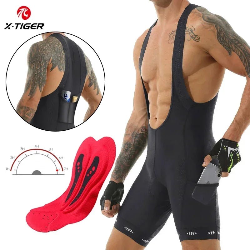 Short à Bretelles Cyclisme Homme UPF 50+ - Dinamiq Sport