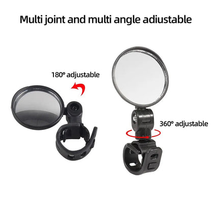 Rétroviseur Vélo Grand Angle Ajustable - Dinamiq Sport