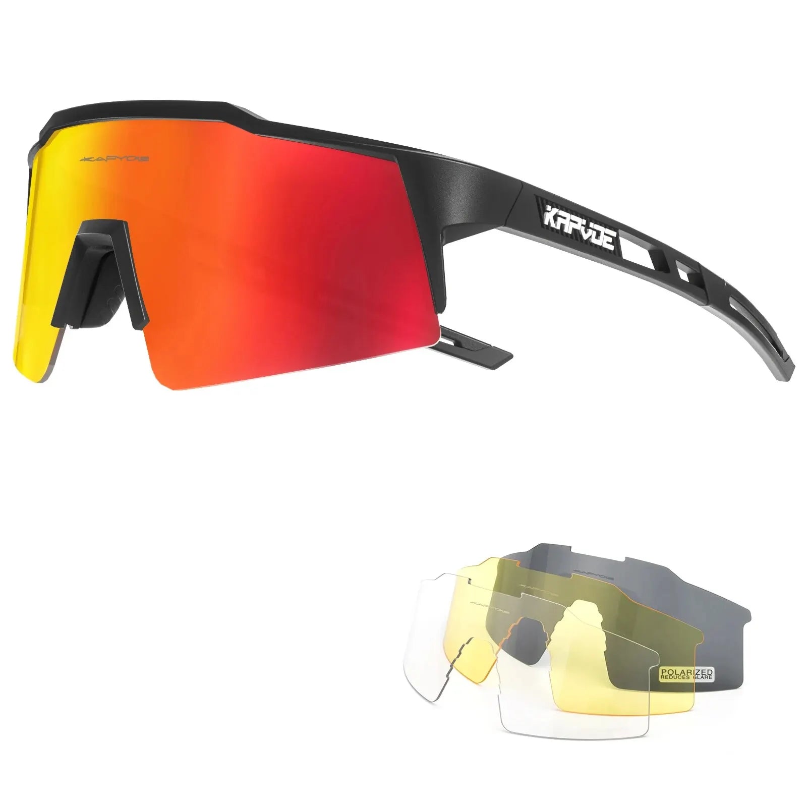 Lunettes de Cyclisme Polarisées Ultra Légères UV400 - Couleurs exclusives - Dinamiq Sport