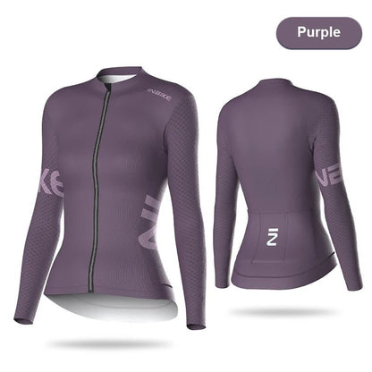Maillot Cyclisme Femme Manches Longues – Style et Performance - Dinamiq Sport