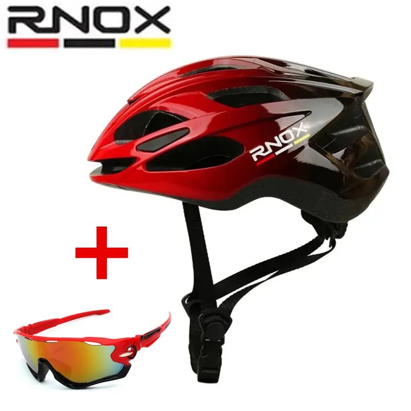 Casque de Cyclisme Ultra - Léger pour Performance et Sécurité RNOX + Lunettes - Dinamiq Sport