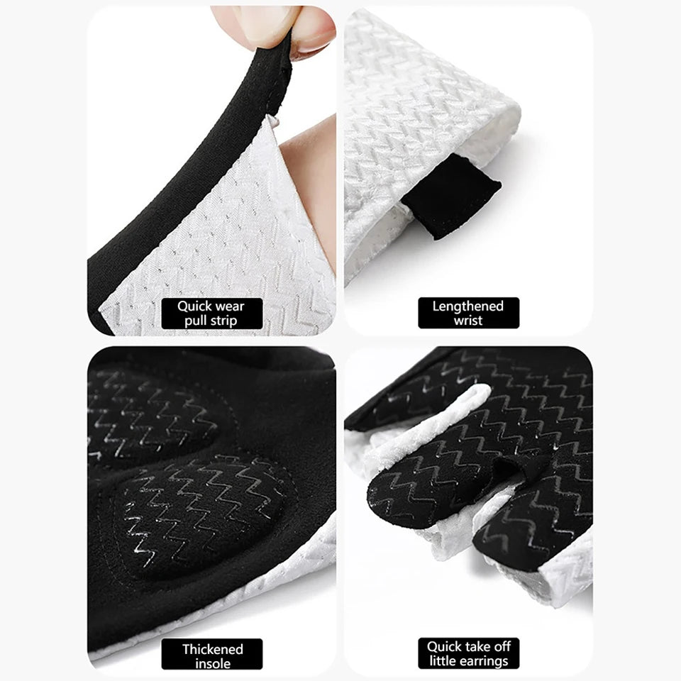 Gants de Cyclisme Demi - Doigt Respirants Ultralégers - Dinamiq Sport