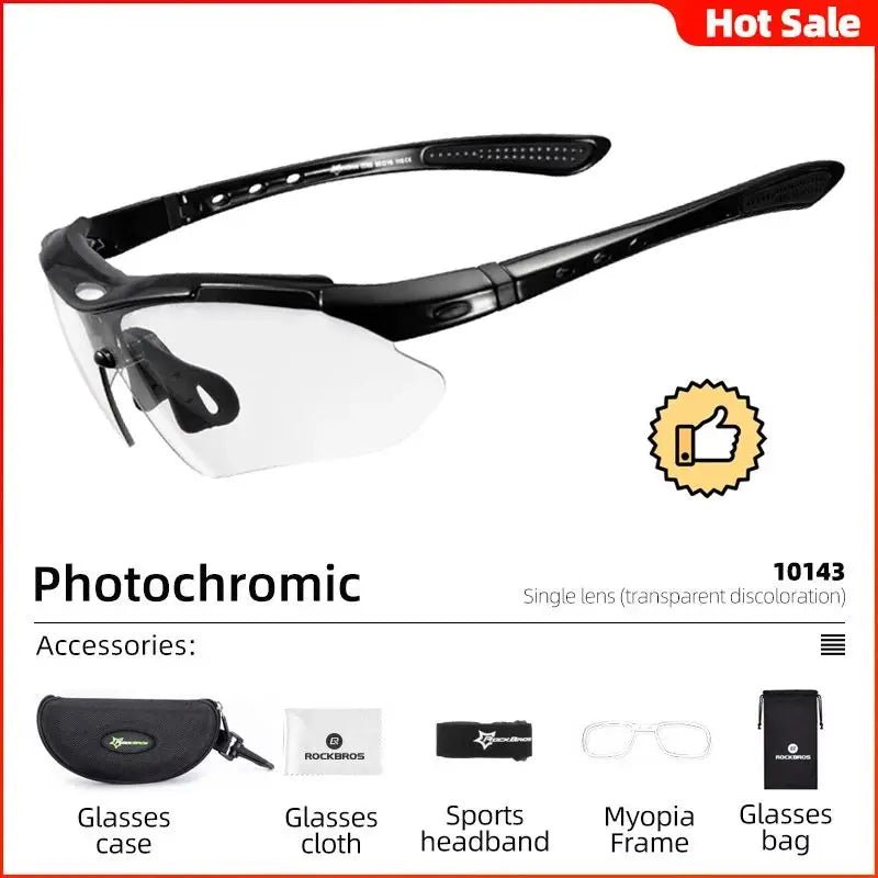 Lunettes de Cyclisme Photochromiques Haute Performance - Dinamiq Sport